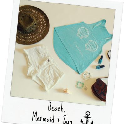 Beach, Mermaid & Sun by Mimi