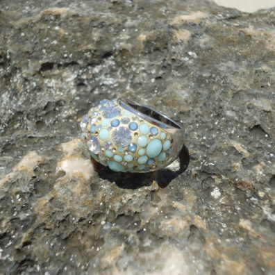 Look Mermai Bague Swarovski