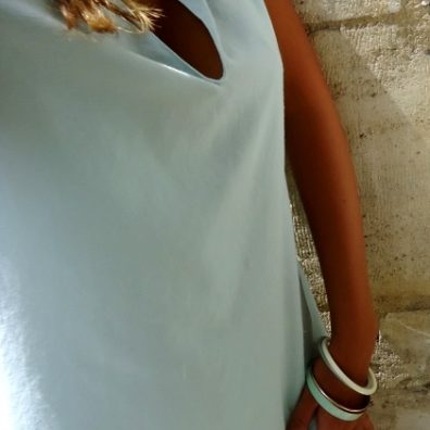 Top Vert Amande et Short Crochet - look sweet monday - été 2014 - bordelaise-by-mimi.com blog mode beauté bons plans Bordeaux