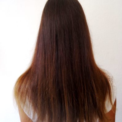 lissage brésilien à bordeaux - jour 1 Cheveux séchés seulement au séche cheveux - blog mode beauté bordelaise by mimi