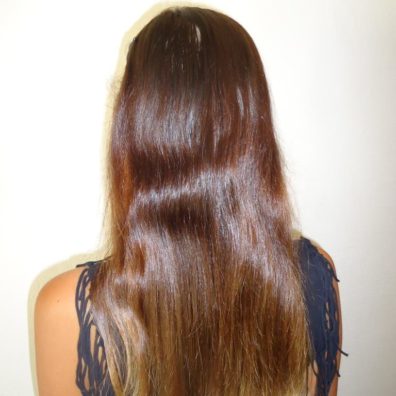 lissage brésilien à bordeaux - jour 2 - effet wavy mais pas de frisottis blog mode beauté bordelaise by mimi