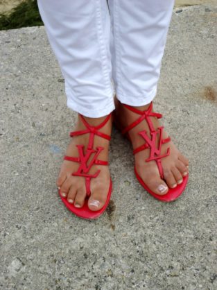 cap ferret - Sandales Louis Vuitton - bordelaise-by-mimi.com Blog Mode Bordeaux