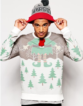 asos-pull-homme-Xmas-Lutin-Noël