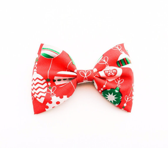 AdorableCBK-Accessoire-Cheveux-Noël-Christmas-clip-bow