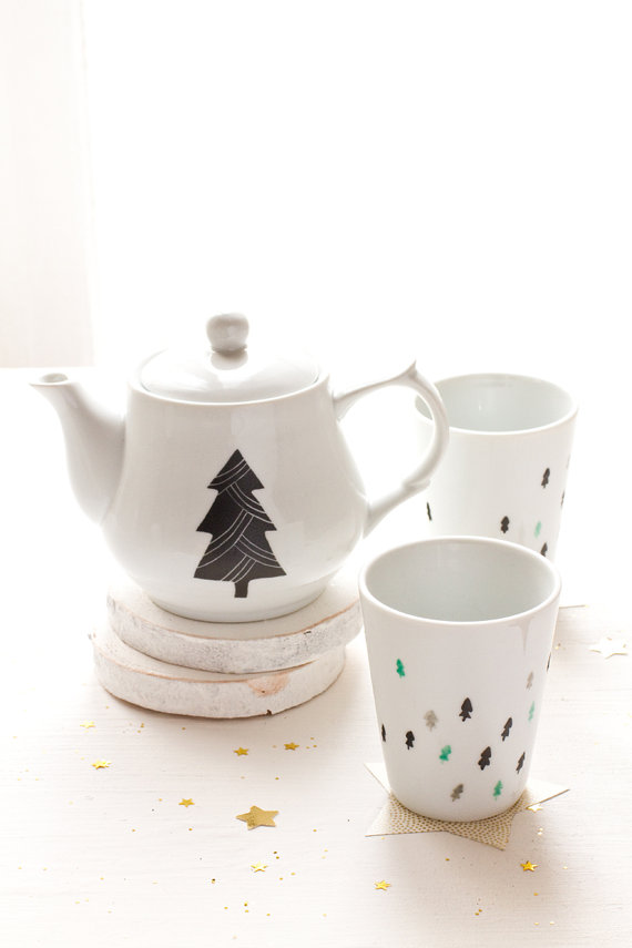 Asleepfromday-theiere-motif-sapin-noel-tasse-thé-Etsy
