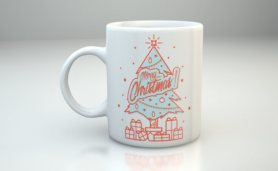 HoneyDropDecals-Etsy-Mug-Tea-Coffee-Noel-Christmas-Tree-Sapin