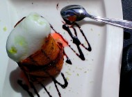 Tuile-sucre-craquant-sorbet-citron-vert-mousse-noisette-restaurant-côte-du-sud