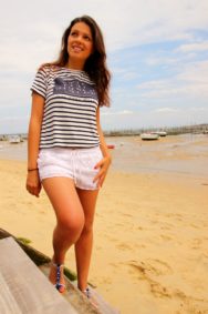 Marinière-Pimkie-Short-Blanc-Bershka-Blog-Mode-Bordeaux