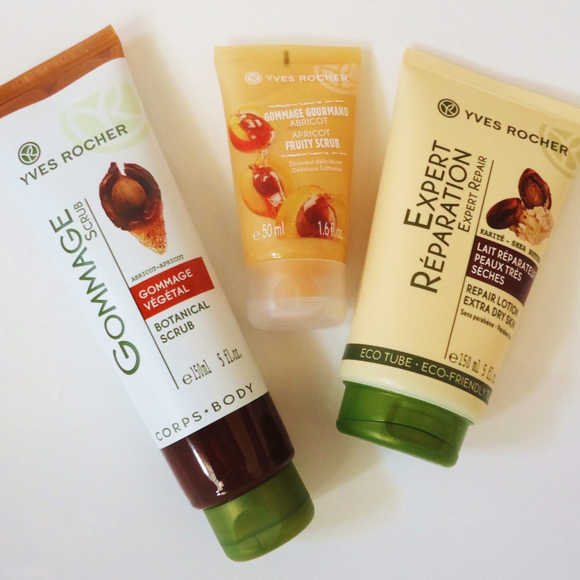 Gommage-Abricot-Corps-Visage-Lait-Hydratant-Yves-Rocher