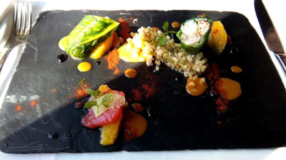 Homard-en-cannelloni-de-Romaine-Agrumes-Café-du-Port-Bordeaux