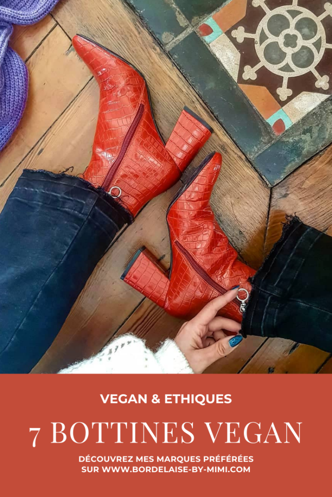bottines vegan
