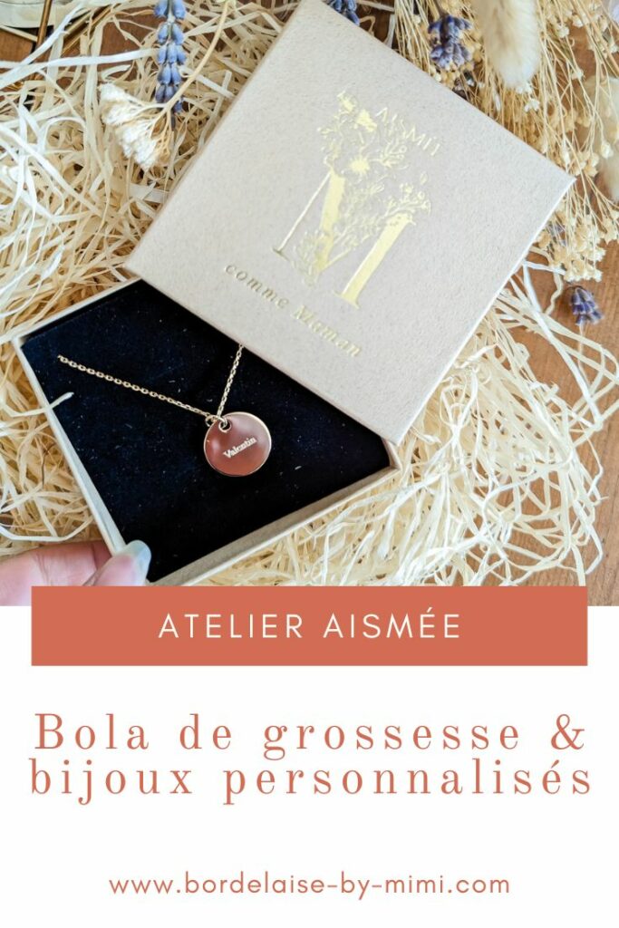 Bijoux personnalisés or rose - Aismée